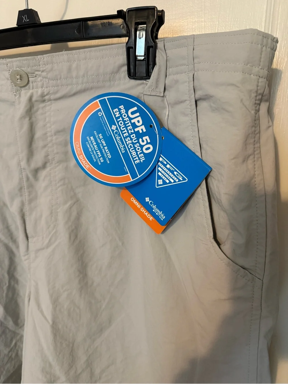 Columbia Men's XL Bahama Cargo Shorts with UPF 50, Performance Fishing Gear NWT